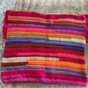 Colorful Crochet sleeveless sweater